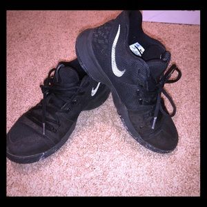 Kyrie size 6 all black big boy